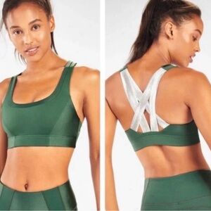 Paige Low Impact Sports Bra Sz. 1X Sycamore/Ice Shine